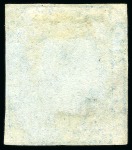 Stamp of Mauritius » 1848-59 Post Paid Issue » Intermediate Impressions (SG 10-15) 1854-57 Post Paid 2d. blue, position 5, lightly cancelled by '1' target hs in blue at Mahébourg
