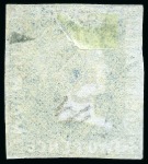Stamp of Mauritius » 1859 Sherwin Issue (SG 40) 1859 Sherwin 2d. deep blue, position 3, used with "PAID" hs