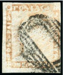 Stamp of Mauritius » 1848-59 Post Paid Issue » Latest Impressions (SG 23-25) 1859 Post Paid 1d. red, position 9, used