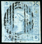 Stamp of Mauritius » 1859 Lapirot Issue » Intermediate Impressions (SG 38) 1859 Lapirot 2d. blue, complete plate reconstruction 