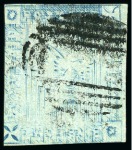 Stamp of Mauritius » 1859 Lapirot Issue » Worn Impressions (SG 39) 1859 Lapirot 2d. blue, complete plate reconstruction