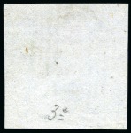 Stamp of Mauritius » 1859 Lapirot Issue » Worn Impressions (SG 39) 1859 Lapirot 2d. blue, complete plate reconstruction