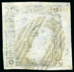 Stamp of Mauritius » 1859 Lapirot Issue » Worn Impressions (SG 39) 1859 Lapirot 2d. blue, complete plate reconstruction