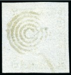 Stamp of Mauritius » 1859 Lapirot Issue » Worn Impressions (SG 39) 1859 Lapirot 2d. blue on bluish, partial plate reconstruction of 11 stamps