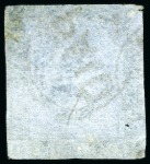 Stamp of Mauritius » 1859 Lapirot Issue » Worn Impressions (SG 39) 1859 Lapirot 2d. blue on bluish, partial plate reconstruction of 11 stamps