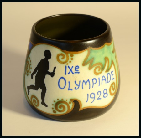 Stamp of Olympics » 1928 Amsterdam » Memorabilia Amsterdam. Decorative Pottery Vase, high 80mm with