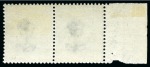 Stamp of Great Britain » 1855-1900 Surface Printed » 1867-80 Large Uncoloured Corner Letters, Wmk Spray of Rose 1867-80 9d Straw pl.4 with "SPECIMEN" type 9 overprint in left marginal pair