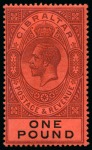 Stamp of Gibraltar 1912-24 Multi CA Accumulation (500+)