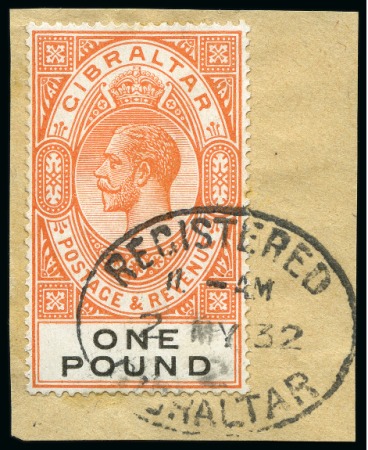 Stamp of Gibraltar 1925-32 Script 2s red-brown and black, mint (86) and