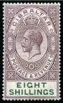 Stamp of Gibraltar 1912-24 Multi CA accumulation (340+)