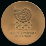Stamp of Olympics » 1988 Seoul 1988 Seoul participation medal in original box
