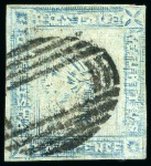 Stamp of Mauritius » 1859 Lapirot Issue » Worn Impressions (SG 39) 1859 Lapirot 2d. intermediate and worn impressions, four examples