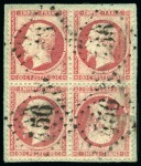 Stamp of France » Collections 1849-1871, Lot de 5 paires TETE-BECHE, obl., tous