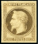 Stamp of France » Empire Lauré 1863-1870 1862-70, Réimpression Rothschild, série quasiment