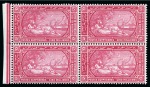 Stamp of Egypt » Commemoratives 1895 Unissued Winter Festivals set of 3 in mint nh left marginal blocks of four