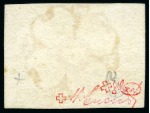 Stamp of Switzerland / Schweiz » "Waadt", "Neuenburg", "Winterthur" Waadt 5c mit Genfer Rosette AW Nr.3 entwertet
