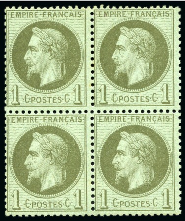 Stamp of France » Empire Lauré 1863-1870 1862, Empire Lauré 1c bronze et 2c rouge-brun