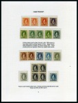 Stamp of Switzerland / Schweiz » Sammlungen 1850/1990, lebenslang aufgebaute Sammlung auf einige hundert Albumseiten