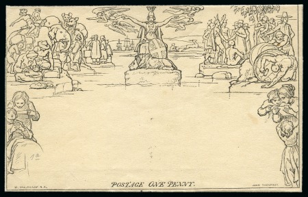 Stamp of Great Britain » Collections 1840-1940s, Group of 26 postal stationery incl. unused 1840 1d Mulready wrapper