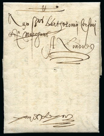 Stamp of Netherlands 1593-1600, Group of three CORSINI entires sent from Middelburg to London
