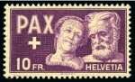 Stamp of Switzerland / Schweiz » Sammlungen 1862-1999 schöne Sammlung in drei Lindner Alben, dabei