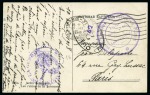 Stamp of Georgia 1918 Potcard from Tiflis addressed to Paris, bearing