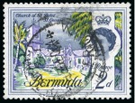 Stamp of Bermuda 1962-68 Architecture Definitives 2d with INVERTED WATERMARK, used