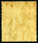 Stamp of Bermuda 1938-53 12s6d Grey & Brownish Orange mint lh, showing variety "notch above O of POSTAGE"