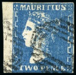 Stamp of Mauritius » 1859 Dardenne Issue (SG 41-44) 1859 Dardenne 2d. group of 12 used examples, mixed condition