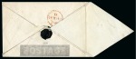 Stamp of Great Britain » 1840 Mulreadys & Caricatures 1840 (May 10) Mulready 1d envelope sent from Worthing to London and cancelled by bold red Maltese Cross cancellation on the first Sunday