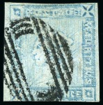 Stamp of Mauritius » 1859 Lapirot Issue » Worn Impressions (SG 39) 1859 Lapirot 2d. blue, complete plate reconstruction