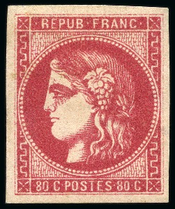 Stamp of France » Emission de Bordeaux 1870 1870, Petit ensemble sur l'Émission de Bordeaux