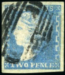 Stamp of Mauritius » 1859 Dardenne Issue (SG 41-44) 1859 Dardenne 2d. group of 35 used examples, mixed condition