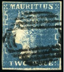 Stamp of Mauritius » 1859 Dardenne Issue (SG 41-44) 1859 Dardenne 2d. group of 35 used examples, mixed condition