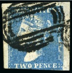 Stamp of Mauritius » 1859 Dardenne Issue (SG 41-44) 1859 Dardenne 2d. group of 12 used examples, mixed condition