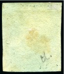 Stamp of Mauritius » Later Issues 1858 (4d) Green imperf. with INDIAN CANCELLATION struck on arrival at Kedgeree with crisp "B/102" octagonal ds
