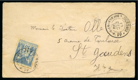 Stamp of France » Type Sage 1876-1900 1899, Enveloppe de Rochefort-sur-Mer pour Saint-Gaudens