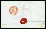 Stamp of Uruguay » Postal History 1846 (Aug 27). Folded cover from Montevideo to Bilbao, Spain, carried via Buenos Aires, confirmed with 'BUENOS./AYRES'