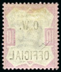 Stamp of Great Britain » Officials Office of Works: 1902 10d dull purple & carmine O. W. OFFICIAL mint hr