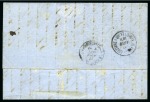 Stamp of Egypt » Egyptian Post Offices Abroad » Consular Offices » Metelino (Greece) 1871 (3.4) Combination Russian-Egyptian entire letter