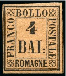 Stamp of Italian States » Romagna 1859, serie completa di nove valori, nuova con gomma,