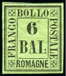 Stamp of Italian States » Romagna 1859, serie completa di nove valori, nuova con gomma,