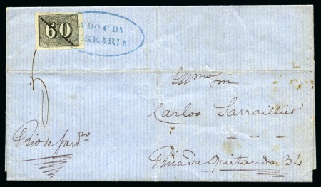 Stamp of Brazil » 1850-66 Upright Figures 1855-66, Verticais, group of four covers, two bearing