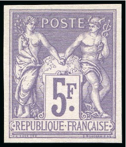 Stamp of France » Type Sage 1876-1900 1877-79, Émissions des Régents avec teinte de fond