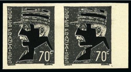 Stamp of France » Émissions à partir de 1900 1941-42, Petite étude sur le Pétain type Hourriez avec