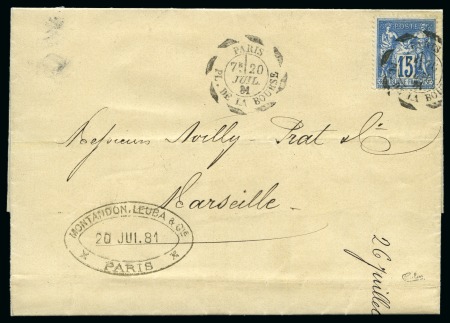 Stamp of France » Type Sage 1876-1900 1880-1881, Spécialisation de cachets d'essais Paris