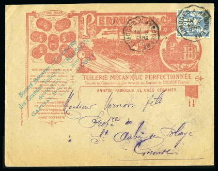 Stamp of France » Type Sage 1876-1900 1876-1901, Ensemble de 7 pages d'exposition avec 20