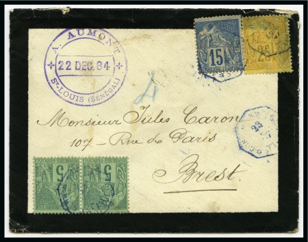 Stamp of Large Lots and Collections France & Colonies: 1759-1968 Accumulation of odds and