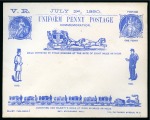 Stamp of Great Britain » Hand Illustrated and Printed Envelopes 1890 Jubilee Penny Postage Elliot Imitation Caricature