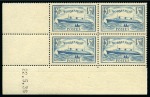 Stamp of France » Émissions à partir de 1900 1936, Paquebot Normandie n°300 en coin daté ** du 22.5.36